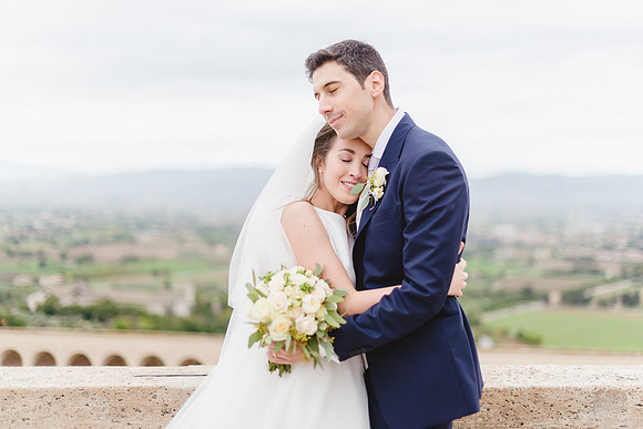 Coppia di sposi ad Assisi